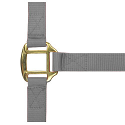 Nylonhalfter mit Leder unterlegt Norton Hellgrau Nylonhalfter mit Leder unterlegt Norton Hellgrau