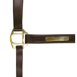 Doppelt verstellbares Halfter Excelsior Havanna Braun