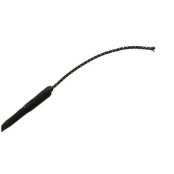 Dressurgerte Whip & Go Metallknauf Schwarz