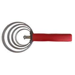 Runde Metallstriegel