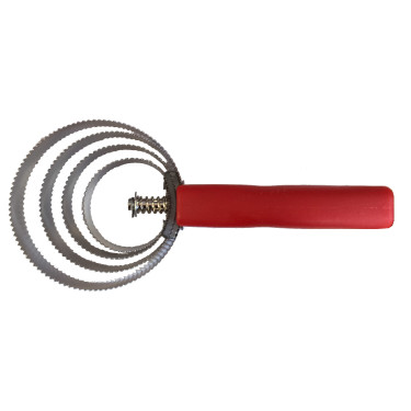 Runde Metallstriegel