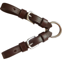 Pelham-Kandaren Riding World mit Ringen Schwarz