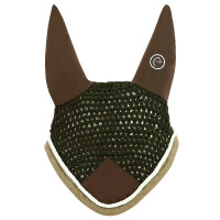 Fliegenhaube Equithème Polyfun Schoko / Taupe Braun