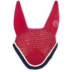 Fliegenhaube Equithème Polyfun Himbeere / Marineblau Rot Fliegenhaube Equithème Polyfun Himbeere / Marineblau Rot