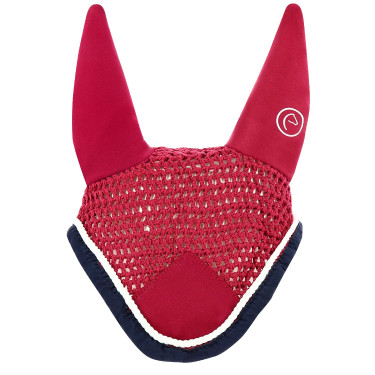 Fliegenhaube Equithème Polyfun Himbeere / Marineblau Rot Fliegenhaube Equithème Polyfun Himbeere / Marineblau Rot