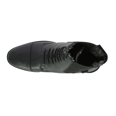 Gefütterte Norton-Schnürstiefel Schwarz