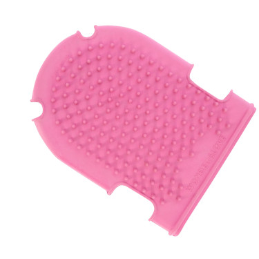 Handschuh mit Bürste + Striegel Pink Rosa Handschuh mit Bürste + Striegel Pink Rosa