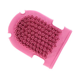 Handschuh mit Bürste + Striegel Pink Rosa Handschuh mit Bürste + Striegel Pink Rosa