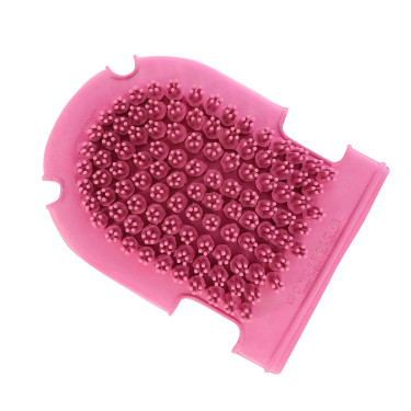 Handschuh mit Bürste + Striegel Pink Rosa Handschuh mit Bürste + Striegel Pink Rosa
