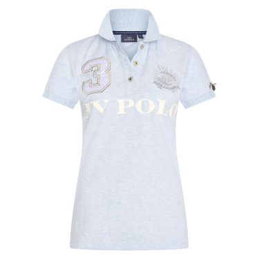 Polo Favouritas EQ HV Polo Wolkenmelange Blau Polo Favouritas EQ HV Polo Wolkenmelange Blau