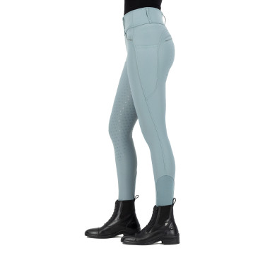 Reitleggings Easy Rider Maxima FullGrip Blei Blau