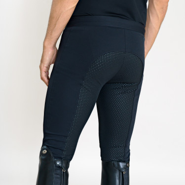 Euro-Star Athleisuremen FullGrip Reithose Herren Schwarz