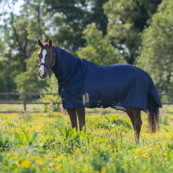 Fliegendecke mit abnehmbarem Halsteil Imperial Riding Reese Marineblau