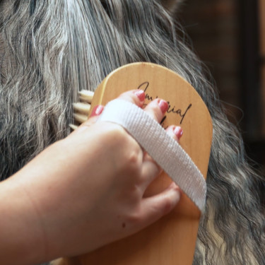 Glanzbürste Borsten Imperial Riding Natural Natürlich Braun