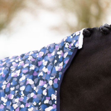 Paddock-Decke Imperial Riding Pandora 0gr Lovefetti dunkel Motive