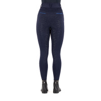 Reitleggings Imperial Riding Comfi Sparks Winter FullGrip Damen Saphir Blau