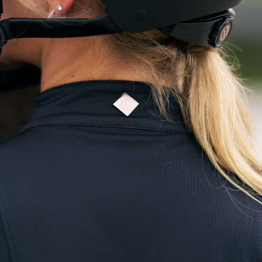 Poloshirt mit kurzen Ärmeln Imperial Riding Marla Damen Schwarz