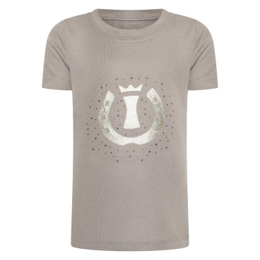 Imperial Riding Hally Kurzarm-T-Shirt Kinder Holzkohle Grau