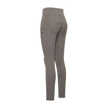 Reitleggings Easy Rider Dietse Performance FullGrip Damen Magnet Grau