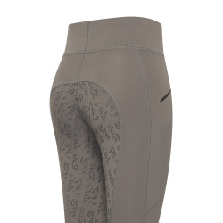 Reitleggings Easy Rider Dietse Performance FullGrip Damen Magnet Grau