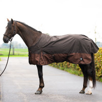 Imperial Riding Outdoor-Decke Customized 400 g mit Halsteil Dunkelbraun / Hellbraun Imperial Riding Outdoor-Decke Customized 400 g mit Halsteil Dunkelbraun / Hellbraun