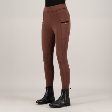 Damen-Reitleggings Imperial Riding Teddy FullGrip Bronze Braun Damen-Reitleggings Imperial Riding Teddy FullGrip Bronze Braun