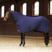 Fleece-Decke mit Hals Imperial Riding Fundamental Marine Marineblau