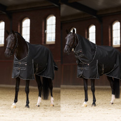 Imperial Riding Paddockdecke Basic mit abnehmbarem Halsteil 200 g Schwarz