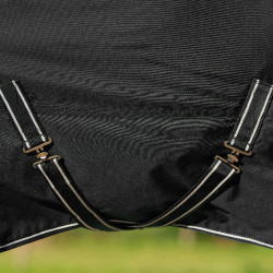 Paddockdecke Imperial Riding Basic mit hohem Halsteil 200 g Schwarz
