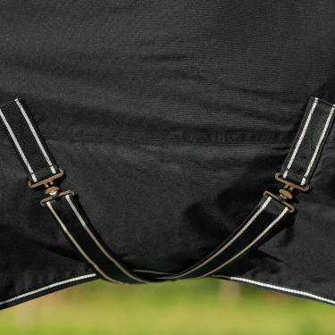 Paddockdecke Imperial Riding Basic mit hohem Halsteil 200 g Schwarz