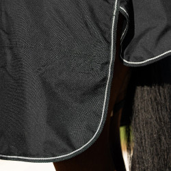 Paddockdecke Imperial Riding Basic mit hohem Halsteil 200 g Schwarz