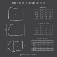 Satteldecke Imperial Riding Basic Cotton GP Weiß Wei&szlig;