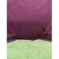 ComFiTec Essential Turnout-Decke Weatherbeeta 220 g mit abnehmbarem Halsteil Bordeaux / Marine ComFiTec Essential Turnout-Decke Weatherbeeta 220 g mit abnehmbarem Halsteil Bordeaux / Marine