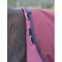 ComFiTec Essential Turnout-Decke Weatherbeeta 50 g Bordeaux / Marine