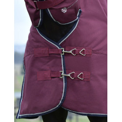 ComFiTec Essential Turnout Decke WeatherBeeta 50 g Combo Bordeaux / Marine