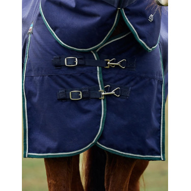 ComFiTec Plus Dynamic Weatherbeeta 0 g Decke mit abnehmbarem Halsteil Marine / Waldgrün Blau