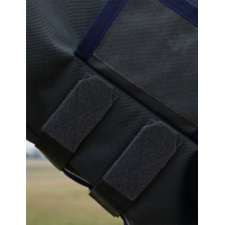 ComFiTec Ultra Turnout-Decke Weatherbeeta mit abnehmbarem Hals 100 g Schwarz