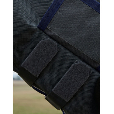 ComFiTec Ultra Turnout-Decke Weatherbeeta mit abnehmbarem Hals 100 g Schwarz