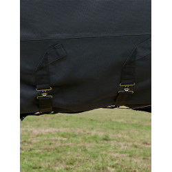 ComFiTec Ultra Turnout-Decke Weatherbeeta mit abnehmbarem Hals 100 g Schwarz
