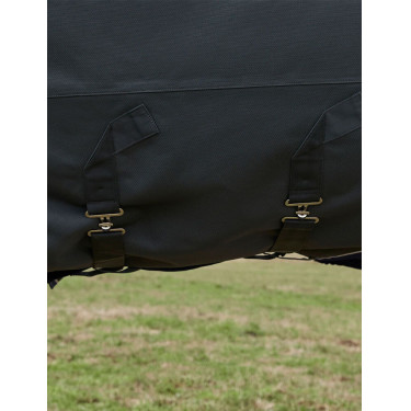 ComFiTec Ultra Turnout-Decke Weatherbeeta mit abnehmbarem Hals 100 g Schwarz