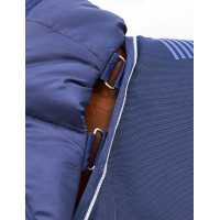 ComFiTec Ultra Turnout-Decke Weatherbeeta mit abnehmbarem Hals 100 g Marine Marineblau