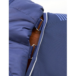 ComFiTec Ultra Turnout-Decke Weatherbeeta mit abnehmbarem Hals 100 g Marine Marineblau