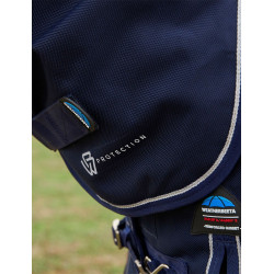 ComFiTec Ultra Turnout-Decke Weatherbeeta mit abnehmbarem Hals 100 g Marine Marineblau