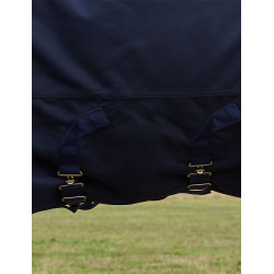 ComFiTec Ultra Turnout-Decke Weatherbeeta mit abnehmbarem Hals 100 g Marine Marineblau