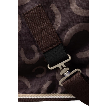 Wasserdichte Decke Glasgow 100 g Horze Pflaume mit Schokolade