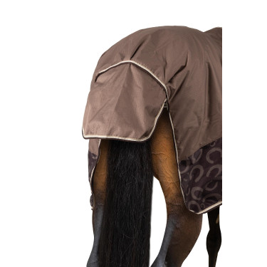 Wasserdichte Decke Glasgow 100 g Horze Pflaume mit Schokolade