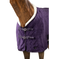 Lincolndecke Polar mit Fellkragen Horze Schwarze Tollkirsche