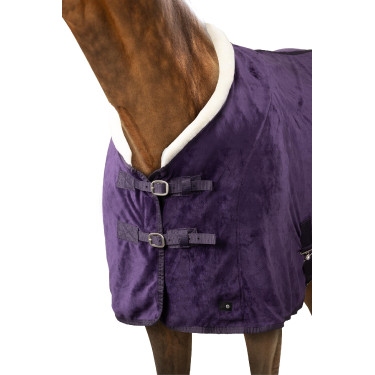 Lincolndecke Polar mit Fellkragen Horze Schwarze Tollkirsche