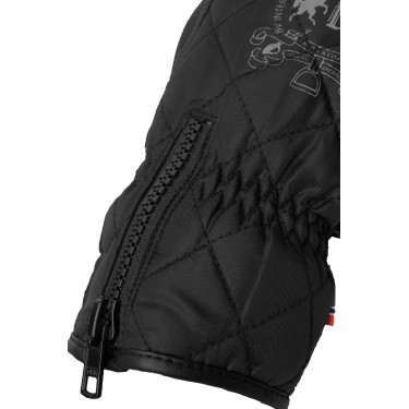 Wasserdichte und gepolsterte Reithandschuhe B Vertigo Onyx Schwarze Schönheit