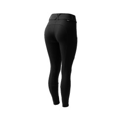 Thermoreithose Horze Grand Prix Pro Damen mit Vollgrip Schwarz
